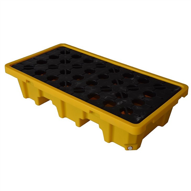 Durable HDPE 2-Drum Spill Pallet for Chemical Storage image 5