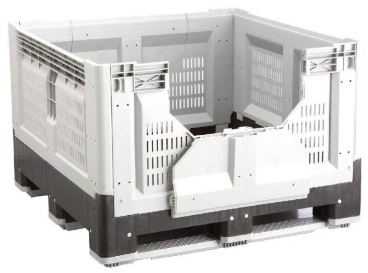 Durable HDPE Foldable Australian Fruit Pallet Boxes