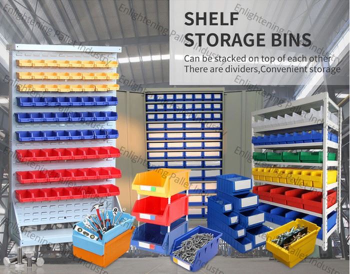 Wholesale HDPE Stackable Hardware Plastic Parts Bins