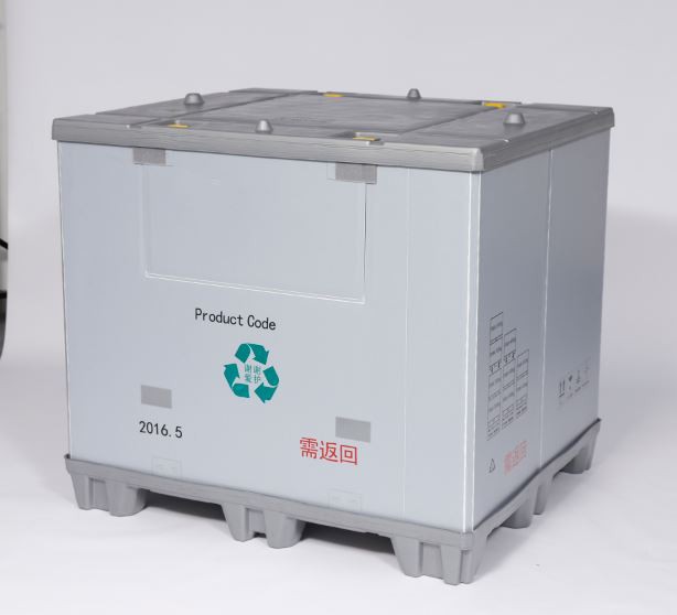 Heavy-Duty HDPE Stackable Plastic Shipping Container