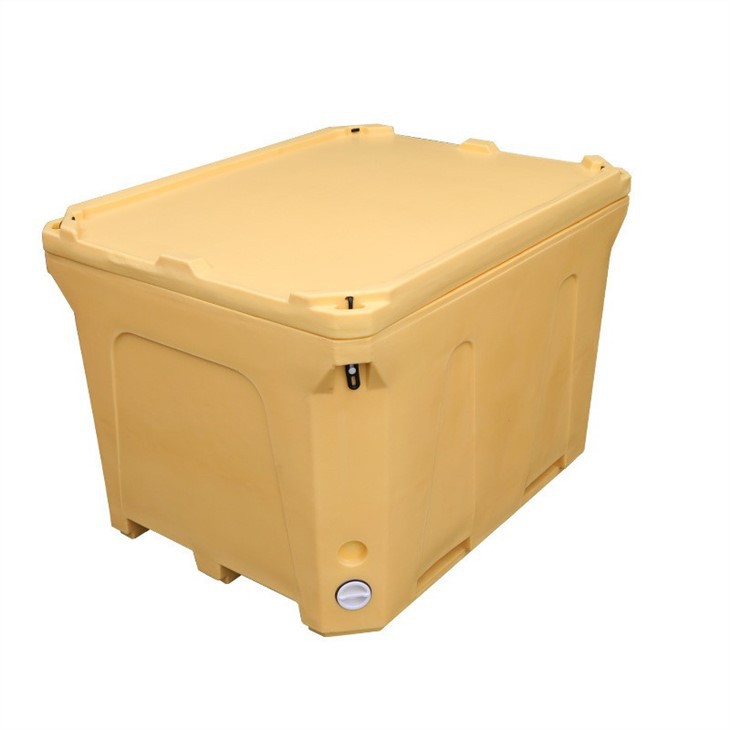 Durable HDPE Fish Insulated Plastic Container for Seafood Logistics image 3