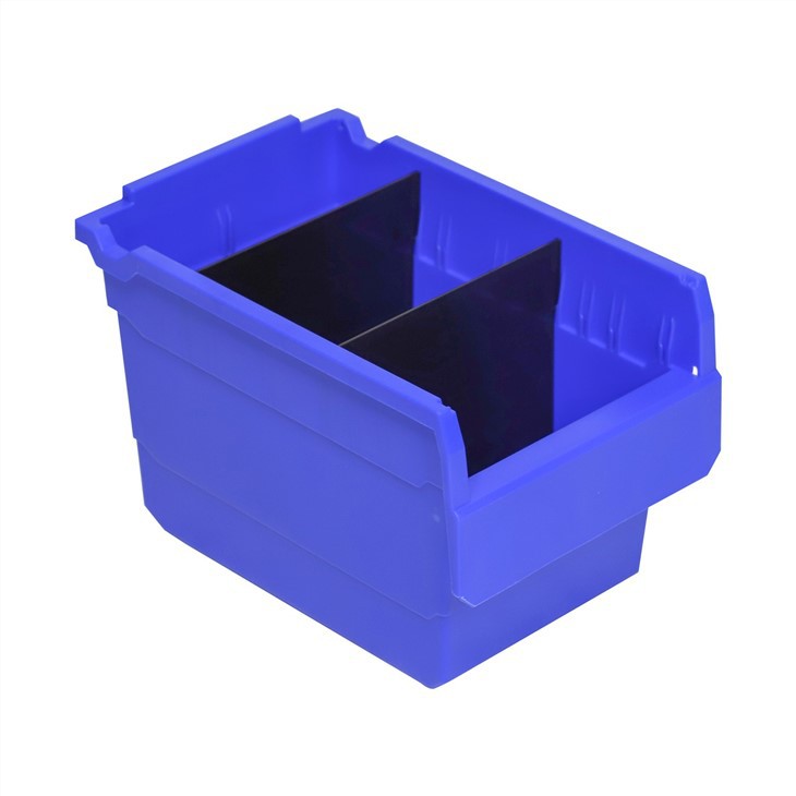 Durable HDPE Stackable Plastic Shelf Bins for Storage image 4