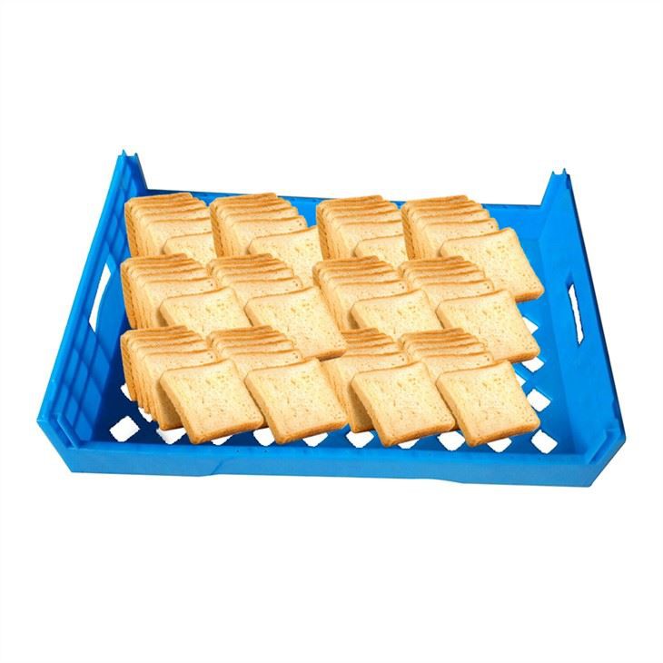 HDPE Stackable Bread Plastic Bins Racks for Bakery Storage