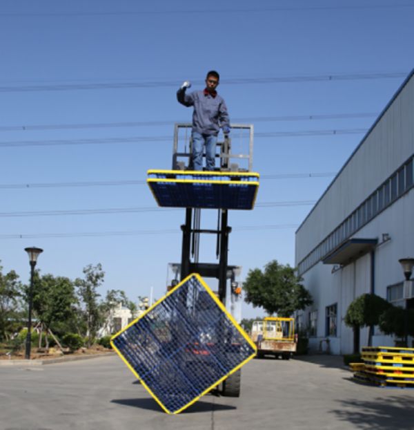 Warehouse Logistics Pallet Durable 3000x3000mm Stackable HDPE Plastic Pallet for Warehousing