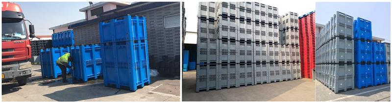 Heavy-Duty HDPE Plastic Pallet Box for Logistics