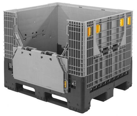 Heavy-Duty Collapsible Plastic Pallet Box for Logistics