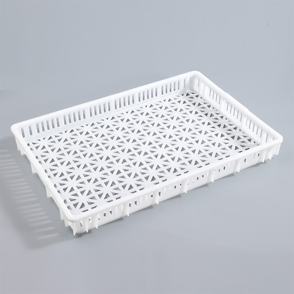 Durable Stackable HDPE Plastic Drying Trays for Efficient Storage