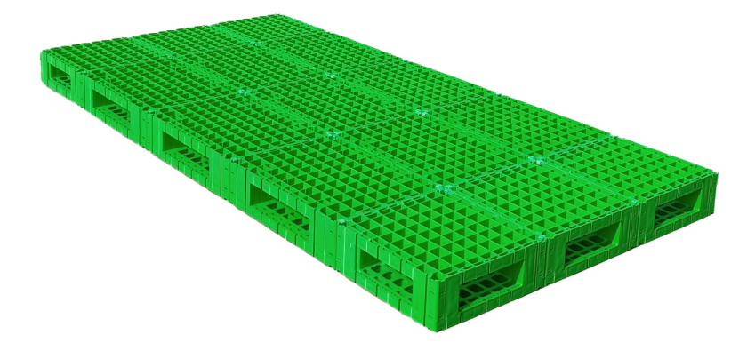 Heavy-Duty Stackable HDPE Plastic Pallet for Logistics
