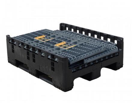Foldable HDPE Plastic Pallet Box - Collapsible Bulk Storage image 3