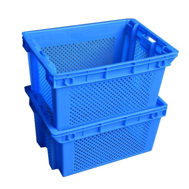 Durable HDPE Stackable Vegetable & Fruit Crate for Storage image 2