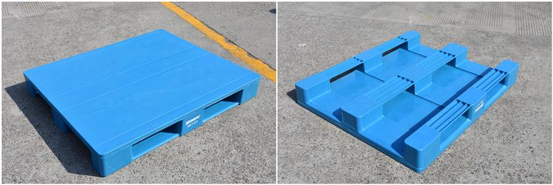 Durable HDPE Solid Deck Plastic Pallet for Logistics