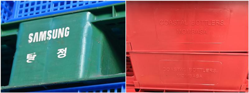 Durable HDPE Three Runners Plastic Pallet for Logistics