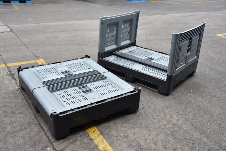 HDPE Foldable Plastic Bulk Container for Logistics