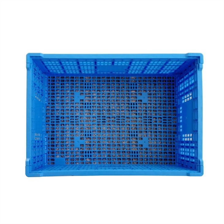 Durable HDPE Foldable Plastic Crates for Stackable Storage image 2