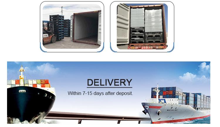 HDPE Stackable Foldable Heavy Duty Pallet Box Crate