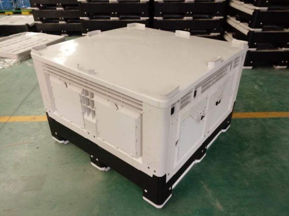 Heavy Duty 1162x1162 Collapsible Plastic Mega Bin for Produce