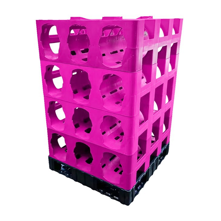 Heavy-Duty HDPE Stackable Plastic Water Rack 20L Capacity image 4