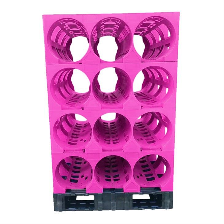 Heavy-Duty HDPE Stackable Plastic Water Rack 20L Capacity
