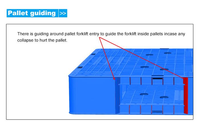 Reversible Stackable Plastic Pallet HDPE Durable Logistics