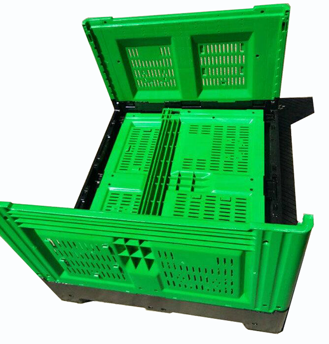 Durable HDPE Stackable Plastic Pallet & Storage Container