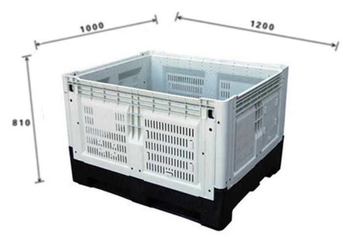 Heavy-Duty Foldable Plastic Pallet Box for Logistics