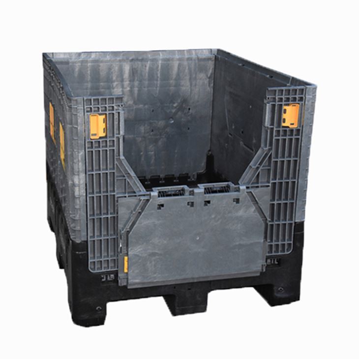 Heavy-Duty Collapsible HDPE Plastic Pallet Bin