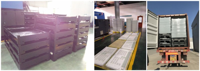 folding-bulk-container-packaging Durable HDPE Vented Collapsible Plastic Pallet Box