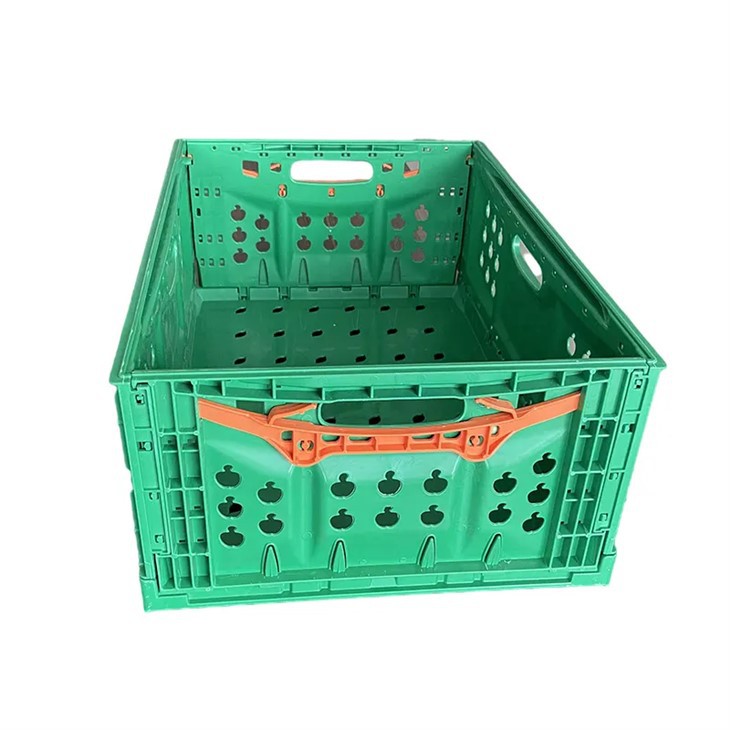 Durable Collapsible Plastic Fruit Crates for Logistics