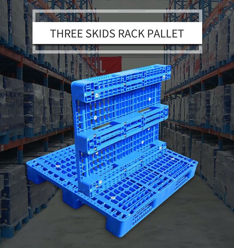 Durable HDPE Plastic Euro Pallets for Logistics & Storage image 3