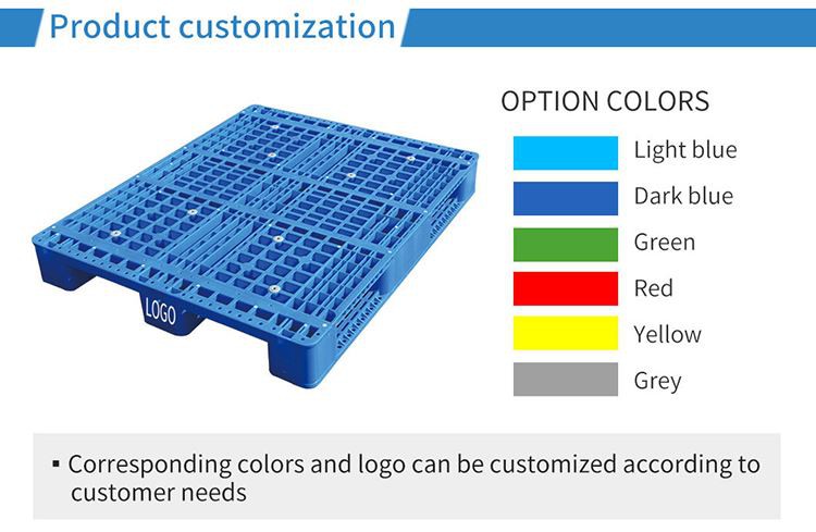 Durable HDPE Plastic Euro Pallets for Logistics & Storage