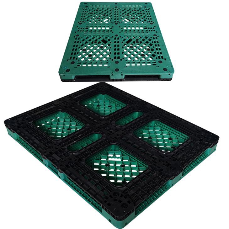 Durable HDPE Stackable Plastic Pallet for Beverage and CAN Industries