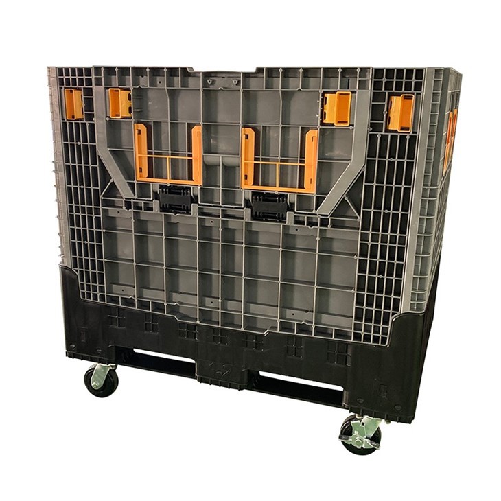 Durable Stackable Plastic Pallet Boxes for HDPE Logistics image 3