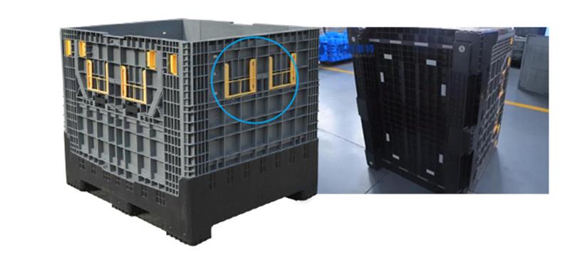Foldable HDPE Bulk Container for Logistics & Industrial Use