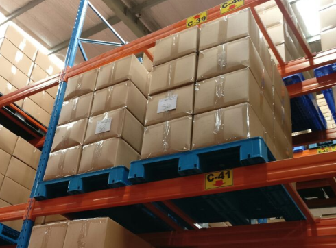 Logistics Pallet Solutions Durable HDPE Rackable Plastic Pallets with Steel Reinforcement