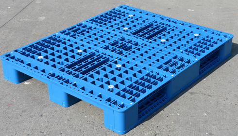 Durable HDPE Rackable Plastic Pallets with Steel Reinforcement