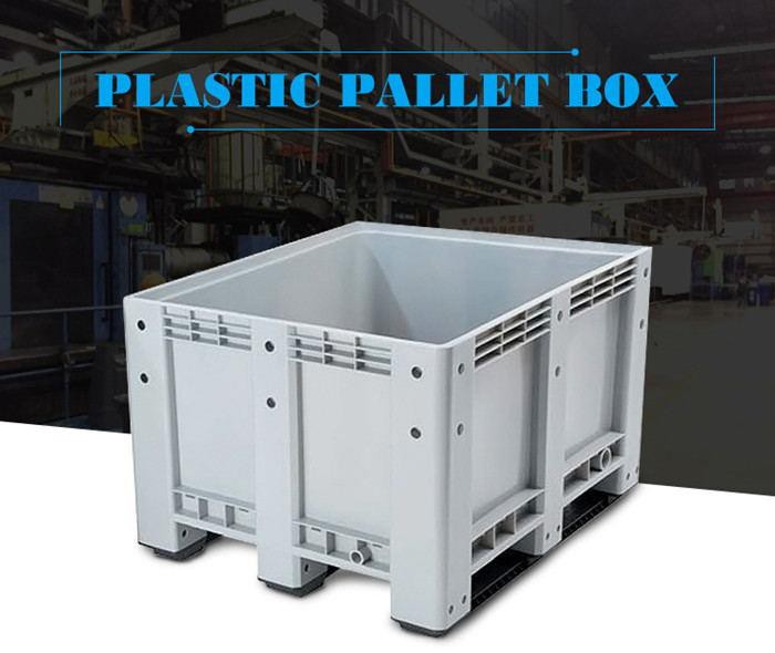 Affordable Durable HDPE Solid Plastic Crate for Storage