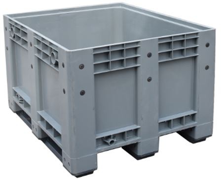 Affordable Durable HDPE Solid Plastic Crate for Storage