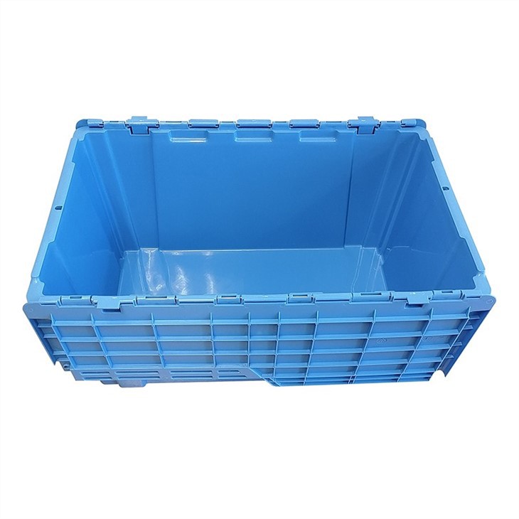 Durable HDPE Handheld Plastic Crate - Stackable & Portable image 2