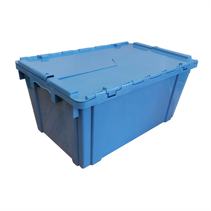 Durable HDPE Handheld Plastic Crate - Stackable & Portable