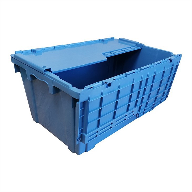 Durable HDPE Handheld Plastic Crate - Stackable & Portable image 4