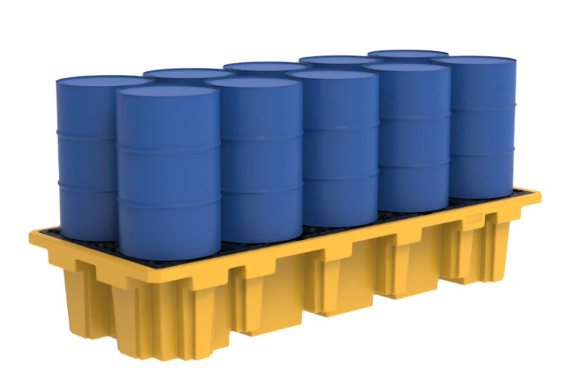 Heavy Duty HDPE 3 Drum IBC Spill Containment Pallet