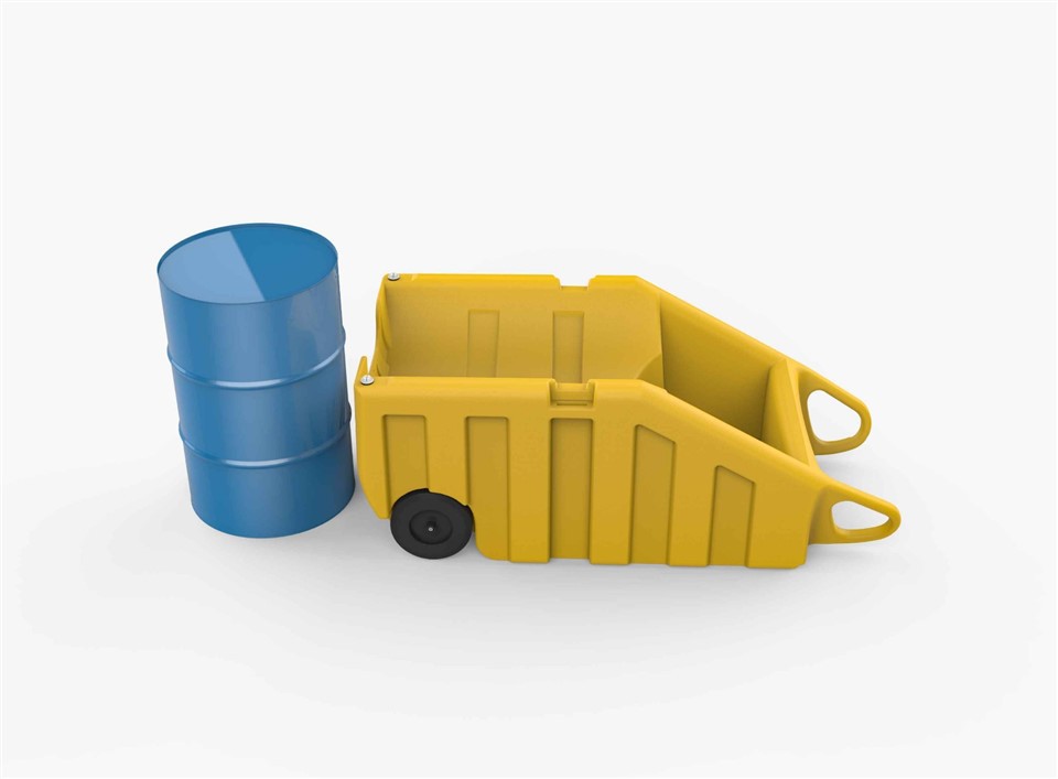 Heavy-Duty HDPE Drum Trolley for Bulk Containers & Logistics image 2