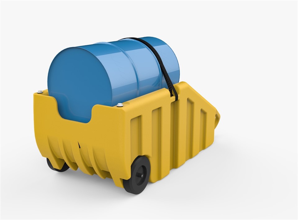 Heavy-Duty HDPE Drum Trolley for Bulk Containers & Logistics image 3