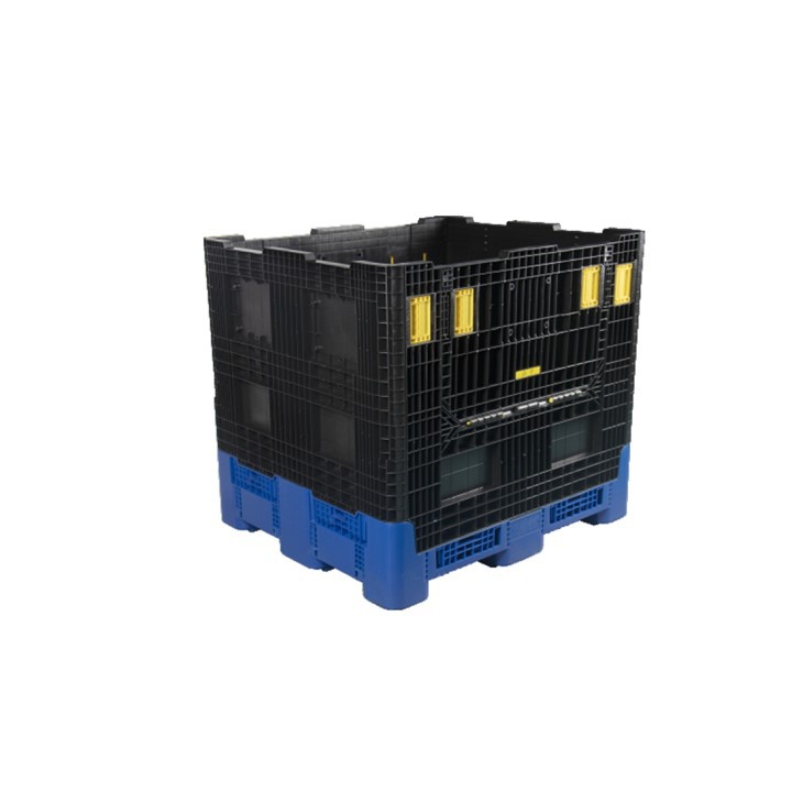 Heavy Duty Stackable Collapsible HDPE Plastic Pallet Box
