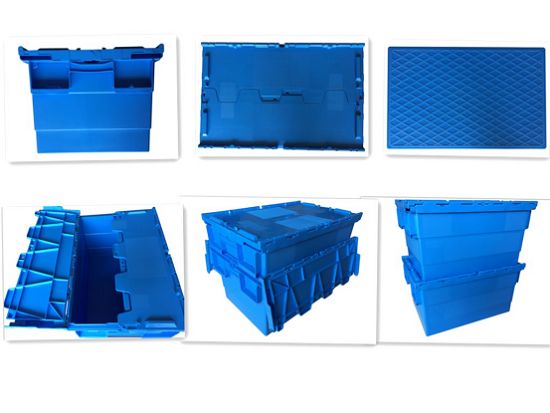 Quality Control for Storage Box Stackable Blue HDPE Plastic Storage Box - 84.6L