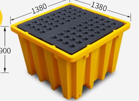 Heavy-Duty HDPE IBC Spill Containment Pallet image 2