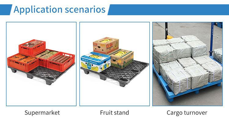 Recycled HDPE Plastic Shipping Pallet - Durable & Stackable
