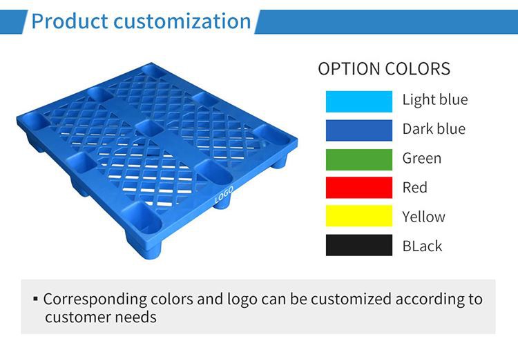 Recycled HDPE Plastic Shipping Pallet - Durable & Stackable