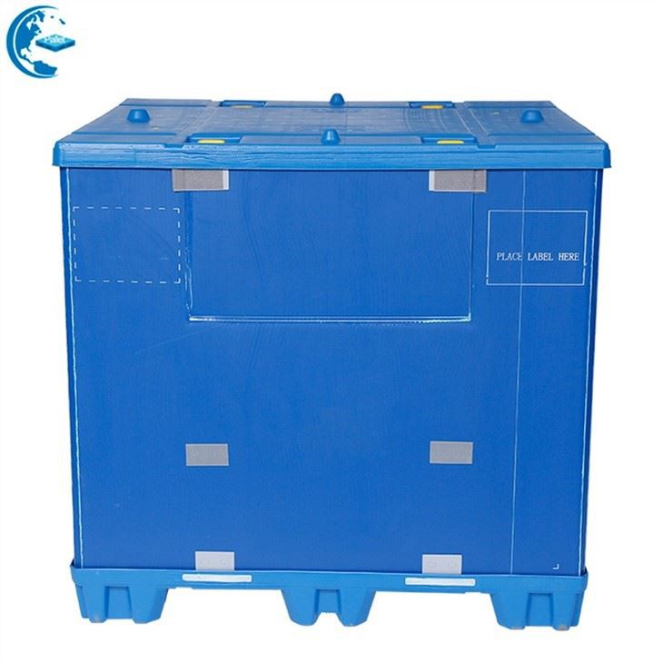 Heavy-Duty Corrugated PP Collapsible Plastic Pallet Box image 3