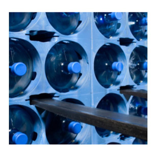 Efficient bottle storage rack Durable Stackable HDPE 5 Gallon Water Bottle Rack for Storage
